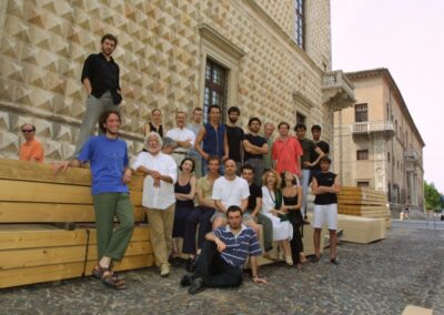 Amor nello specchio di Gian Battista Andreini regia di Luca Ronconi produzione Santa Cristina Centro Teatrale e Teatro comunale di Ferrara, con Mariangela Melato (2003)