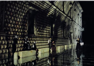 Amor nello specchio di Gian Battista Andreini regia di Luca Ronconi produzione Santa Cristina Centro Teatrale e Teatro comunale di Ferrara, con Mariangela Melato (2003)