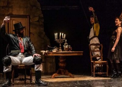 La Guerra di Carlo Goldoni regia di Simone Toni. Produzione aria Teatro 2019 La Guerra di Goldoni, produzione AriaTeatro, Trentino-Alto Adige – (2019)